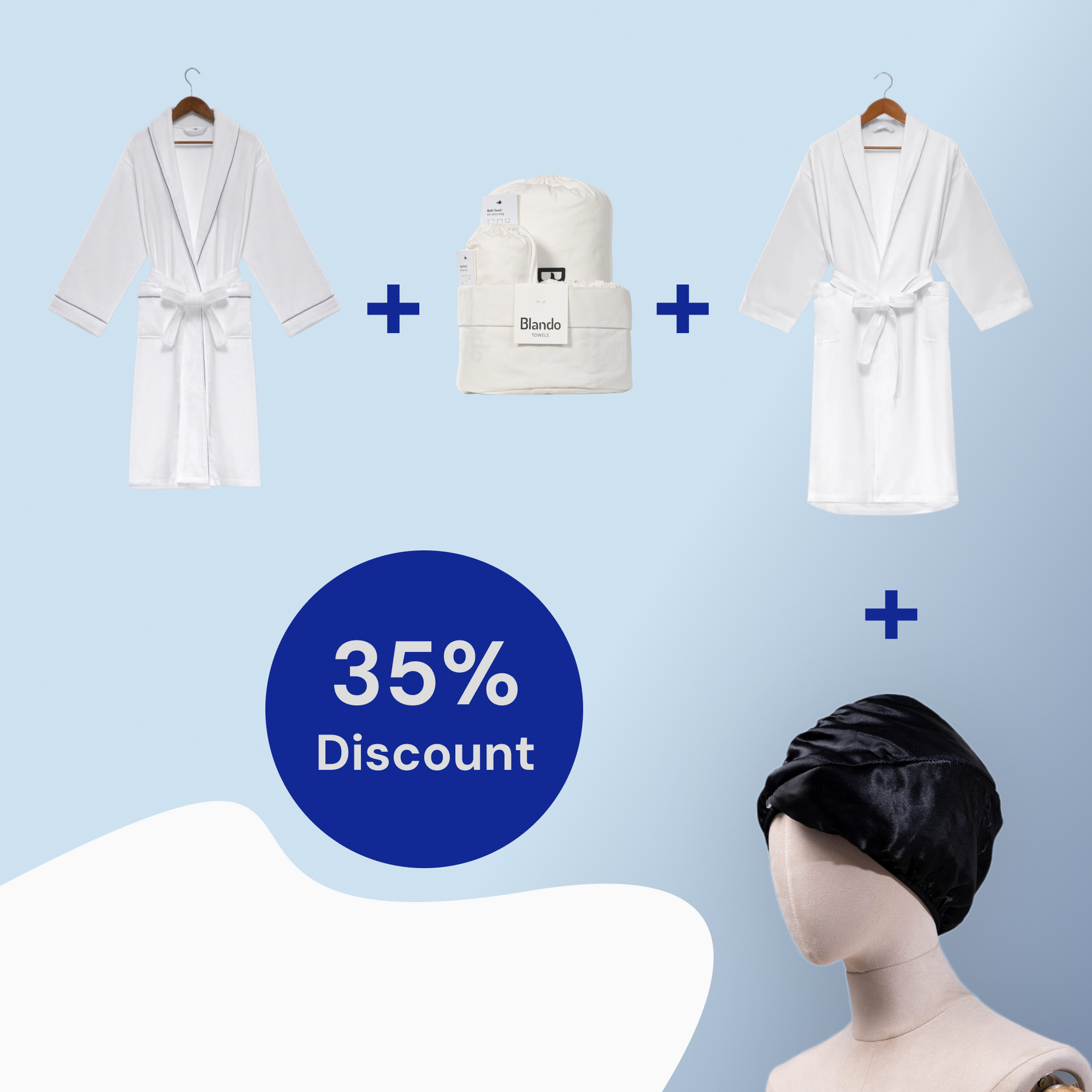 باقة الحمام والمناشف