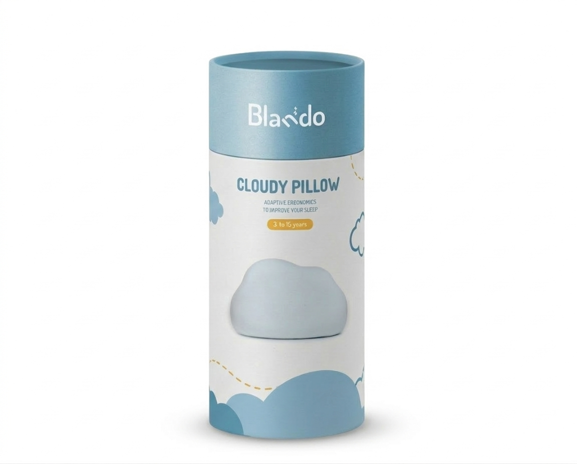Cloudy kids pillow
