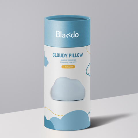 Cloudy kids pillow